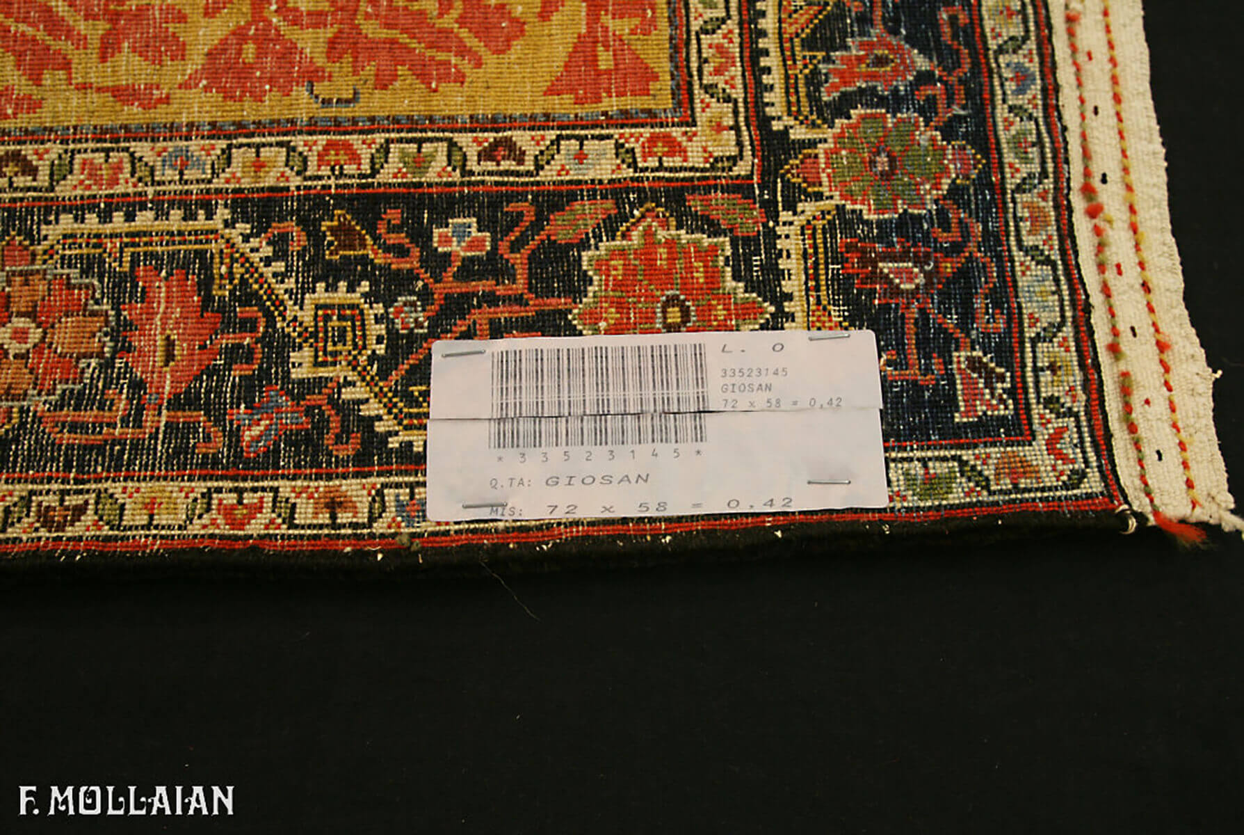 Antique Persian Jowzan Rug n°:33523145